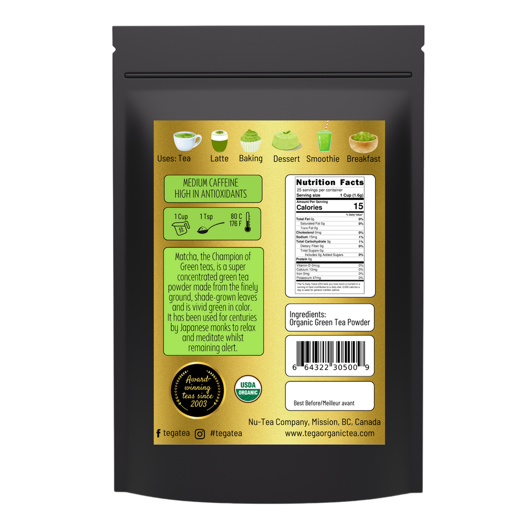 Tega Japanese Matcha 40g | Organic